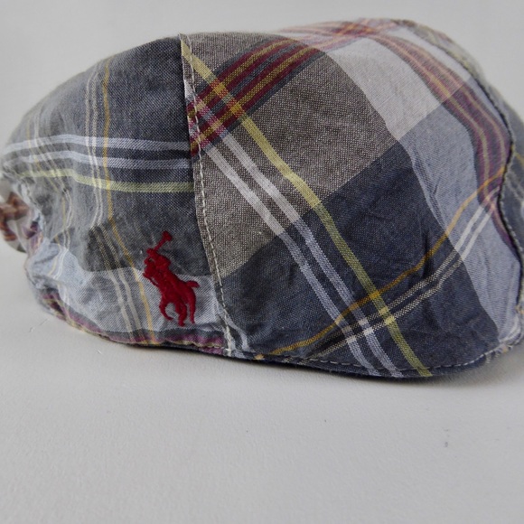Polo Ralph Lauren Lightweight Cotton Plaid Newsboy - Picture 2 of 6